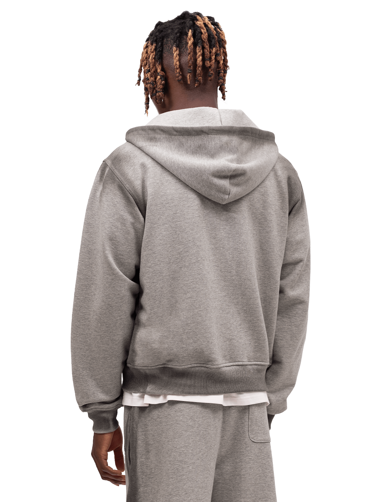 Y2K Zipper Hoodie - Heather Grey