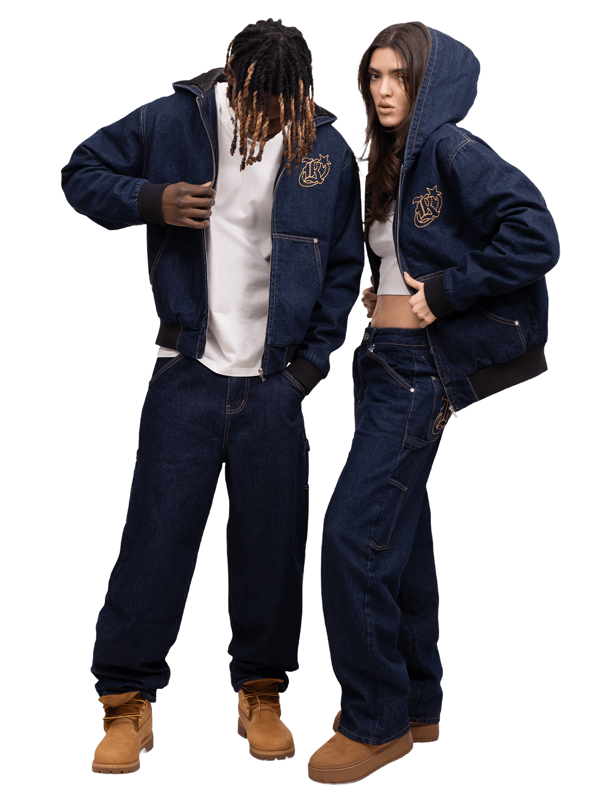 Workwear Denim Hoodie