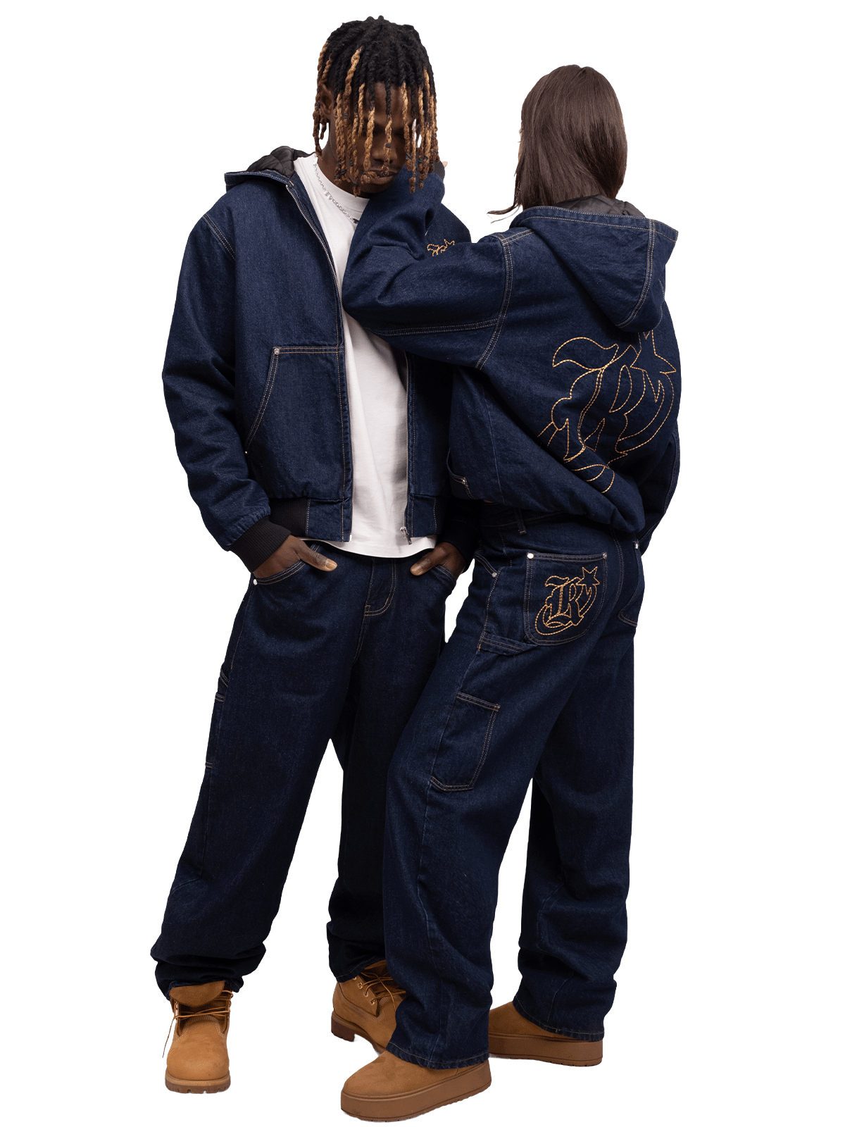 Workwear Denim Hoodie