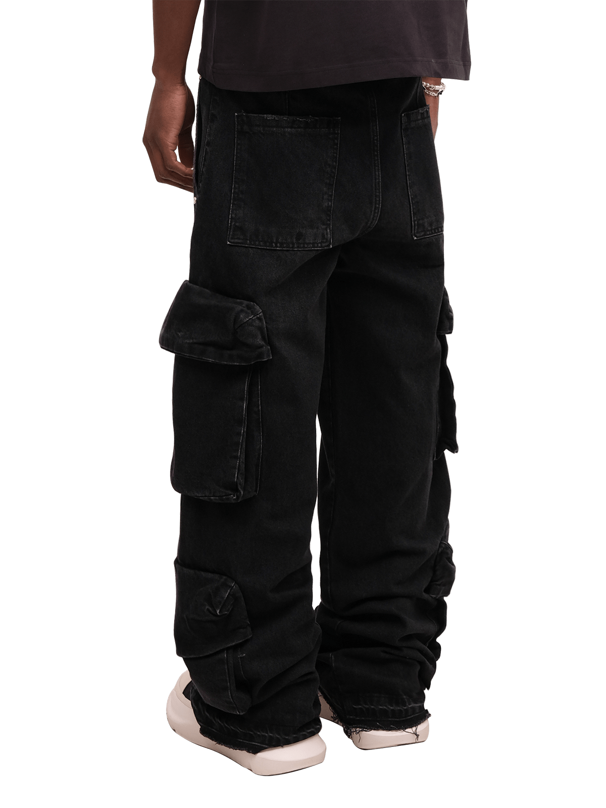 Double Cargo Denim - Black