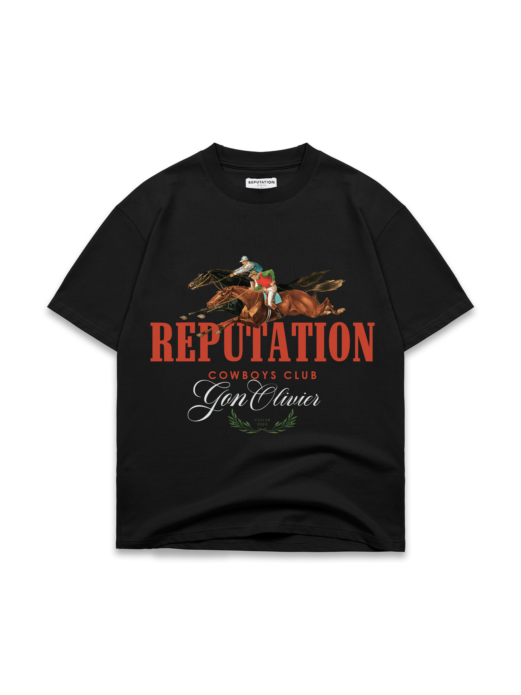 GonOlivier x Reputation Rodeo Tee - Black