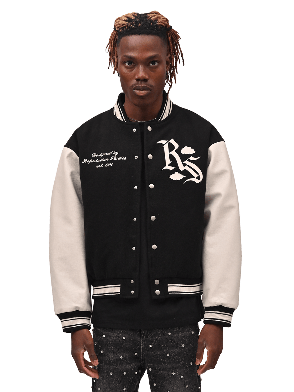 Pegasus Varsity Jacket - Black