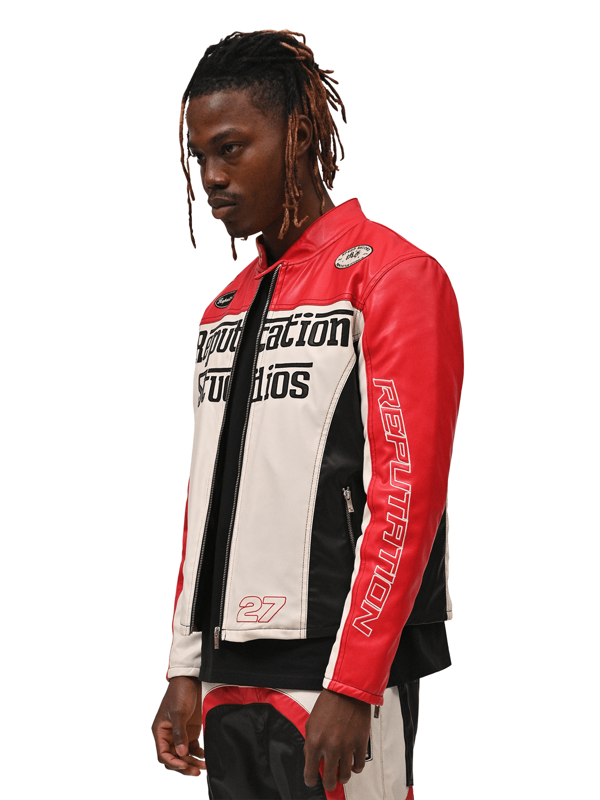 Moto Jacket - Red