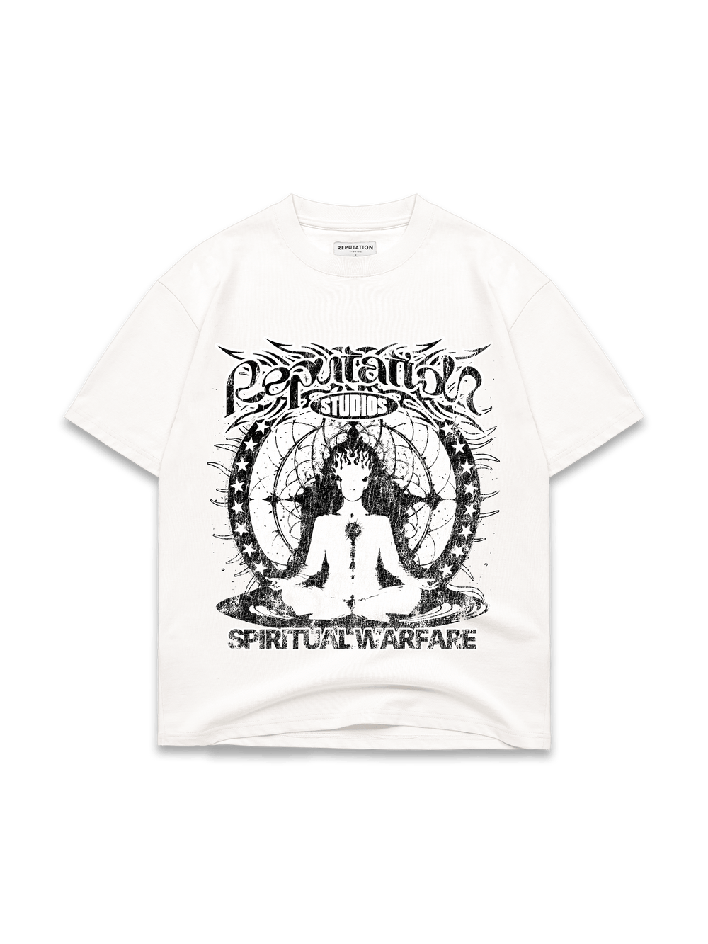 Spiritual Warfare Tee - Vintage White