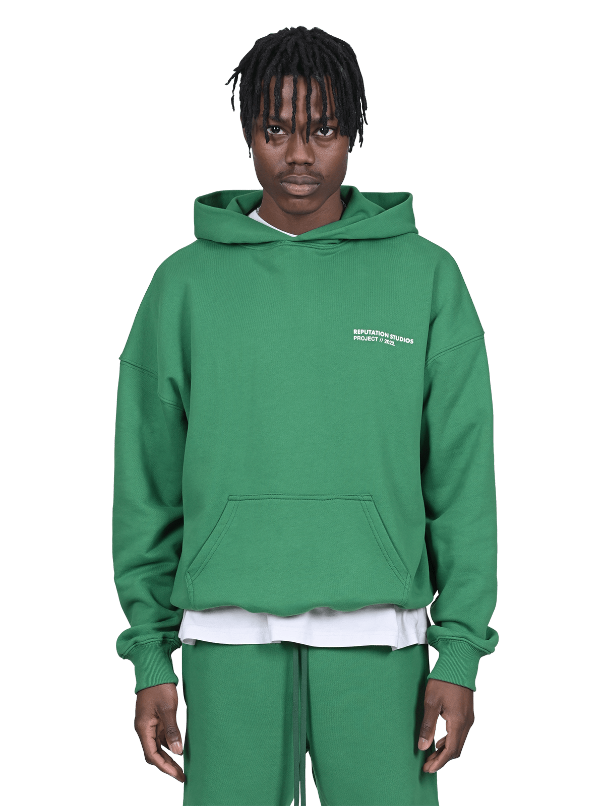 "Statement Piece" Hoodie - Pine Green