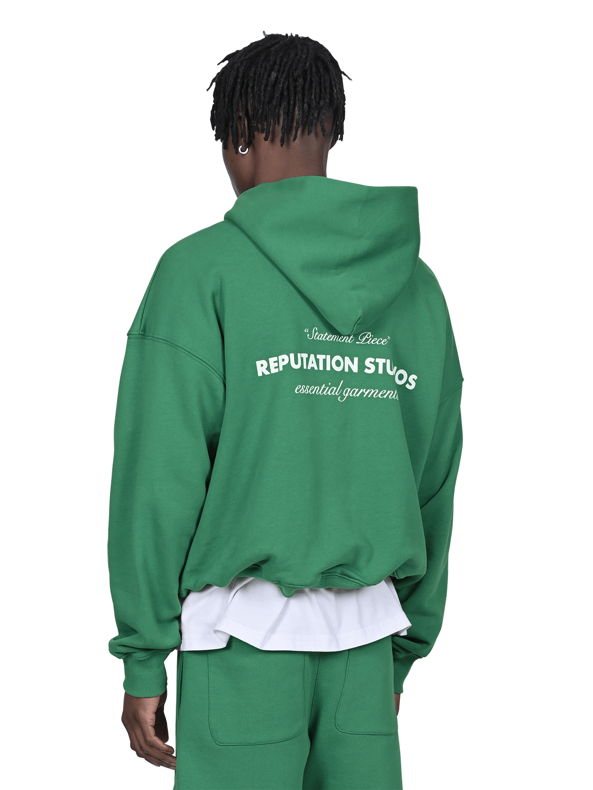 "Statement Piece" Hoodie - Pine Green