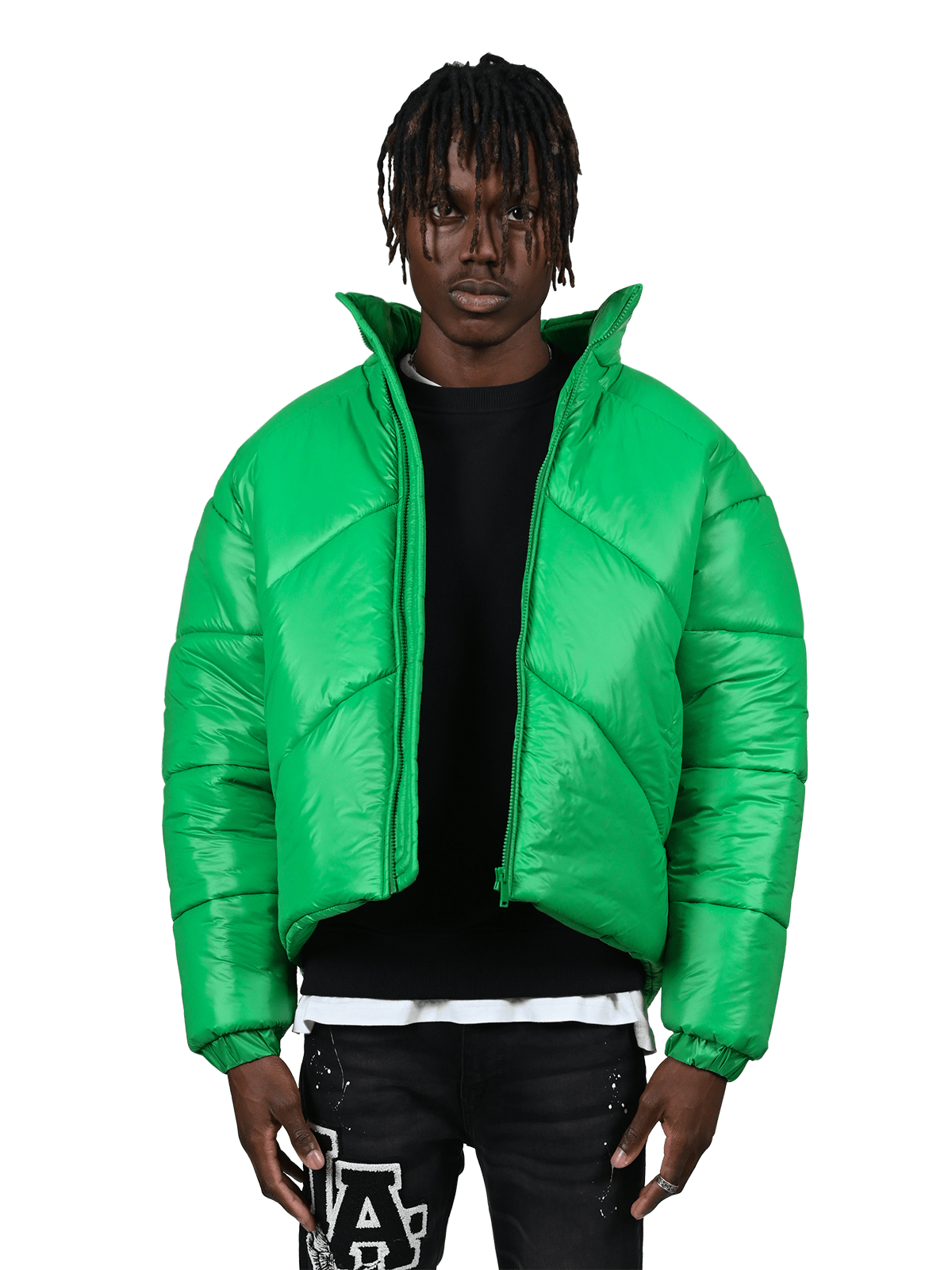 Puffer Jacket - Pine Green