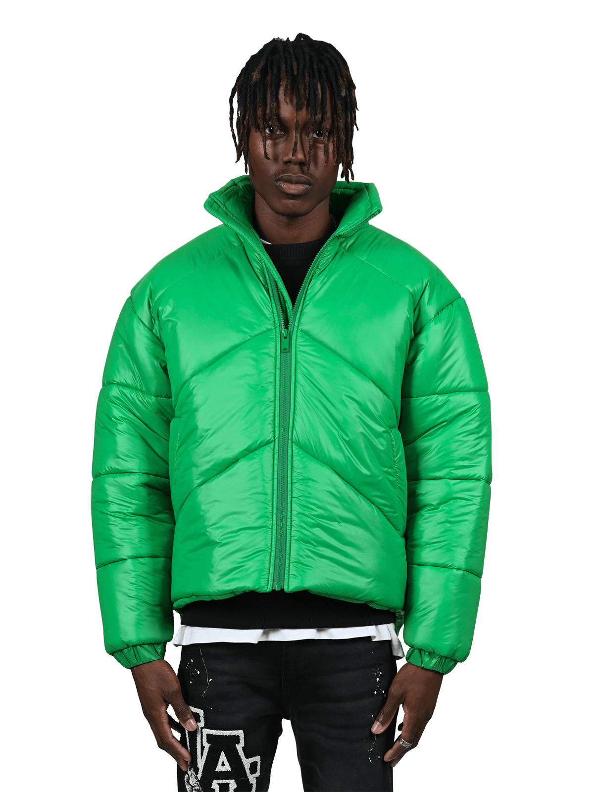 Puffer Jacket - Pine Green