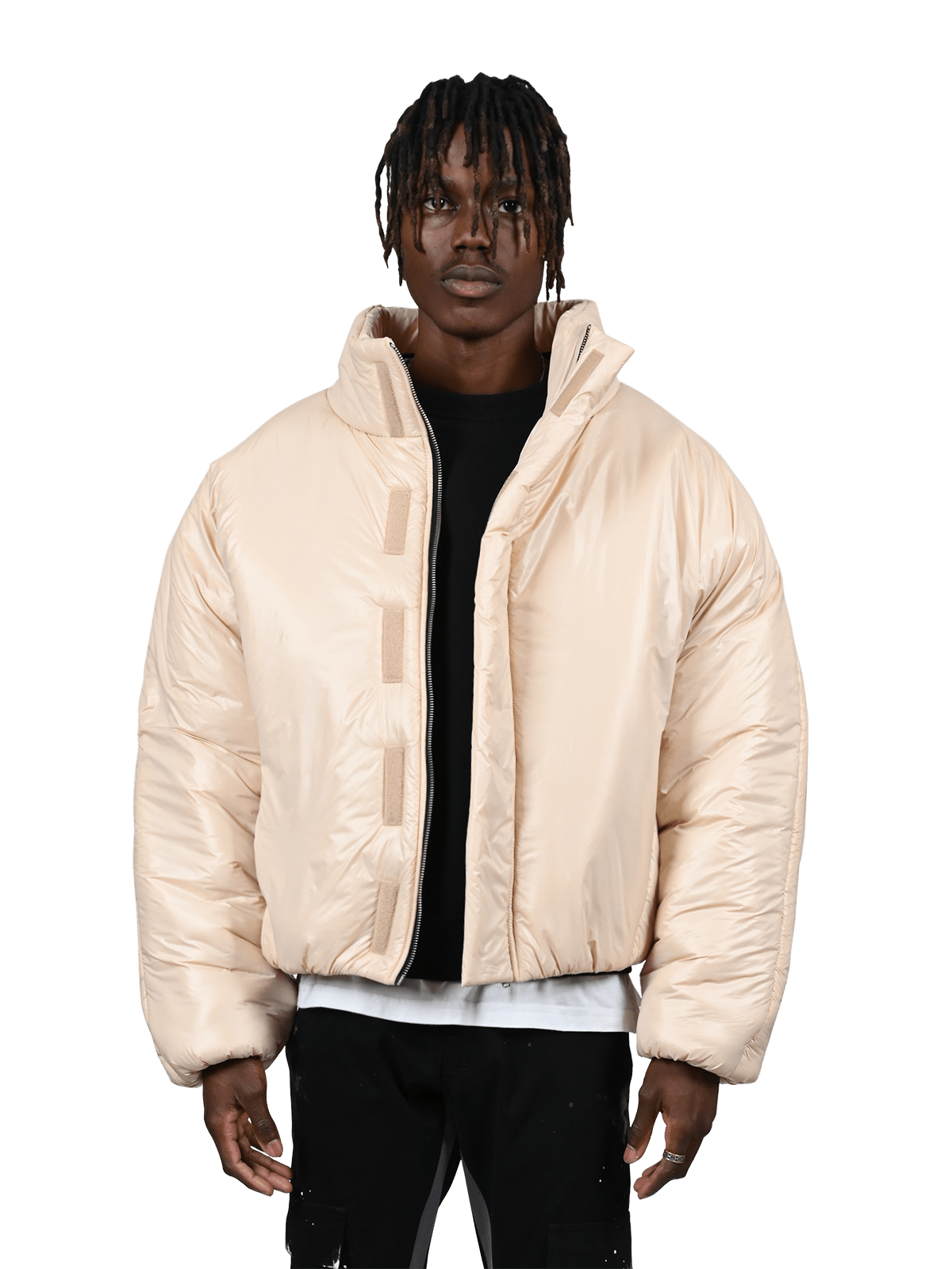 Oversized Puffer Jacket - Cream