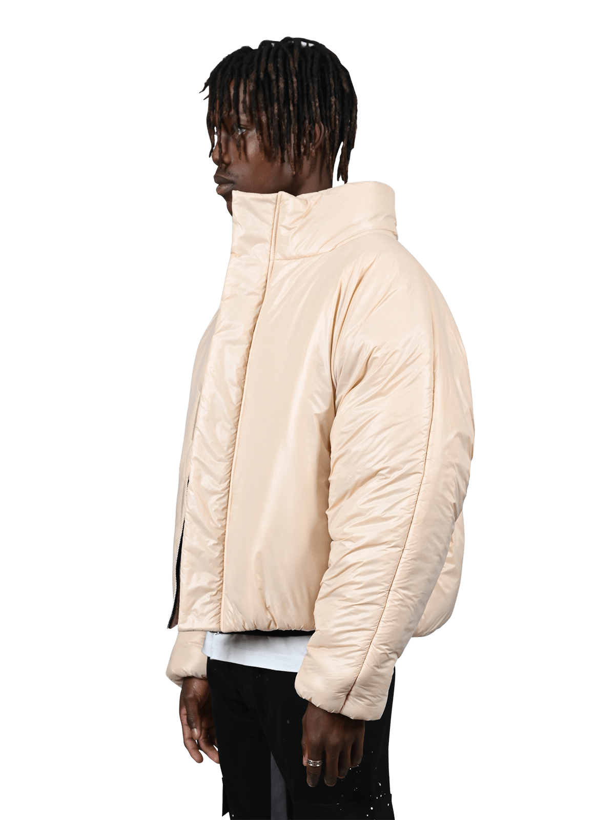 Oversized Puffer Jacket - Cream