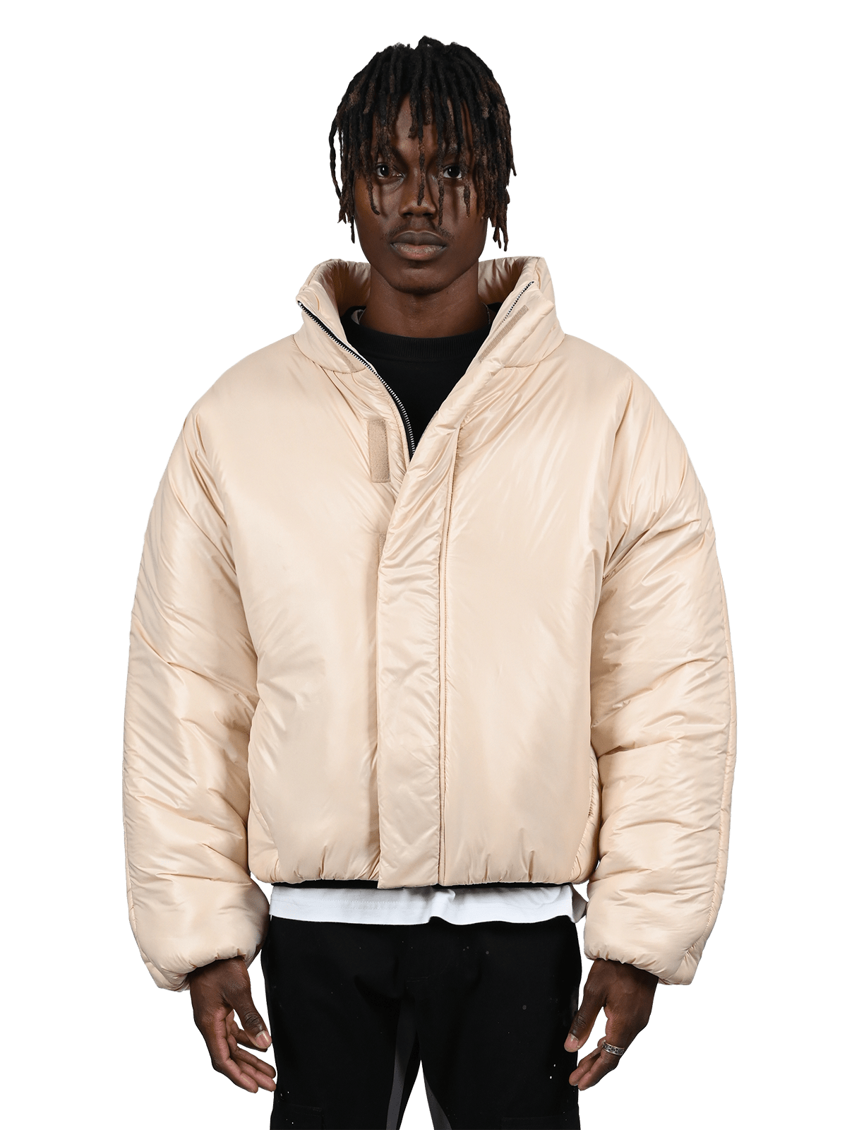 Oversized Puffer Jacket - Cream