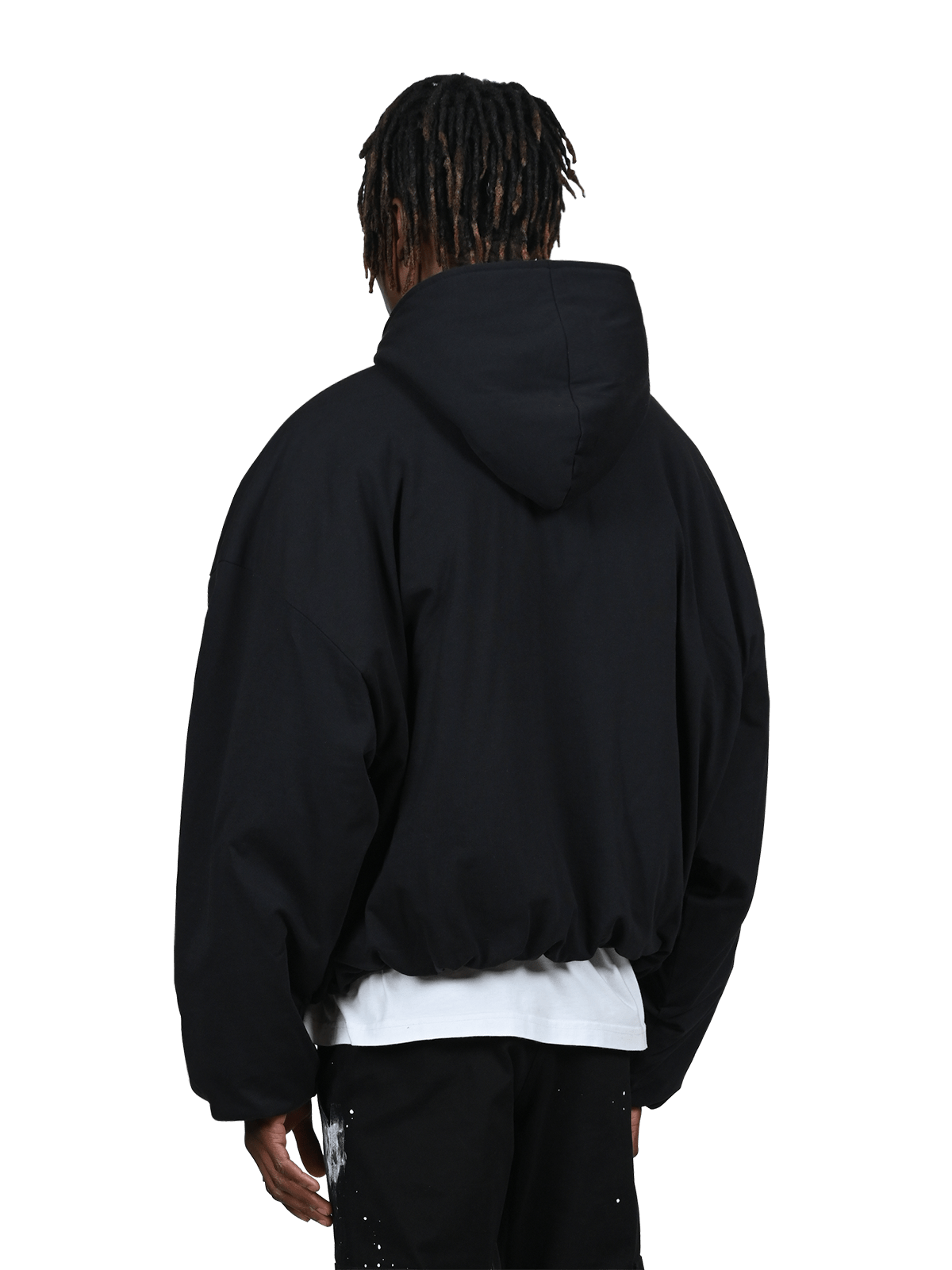 Puffer Hoodie - Black