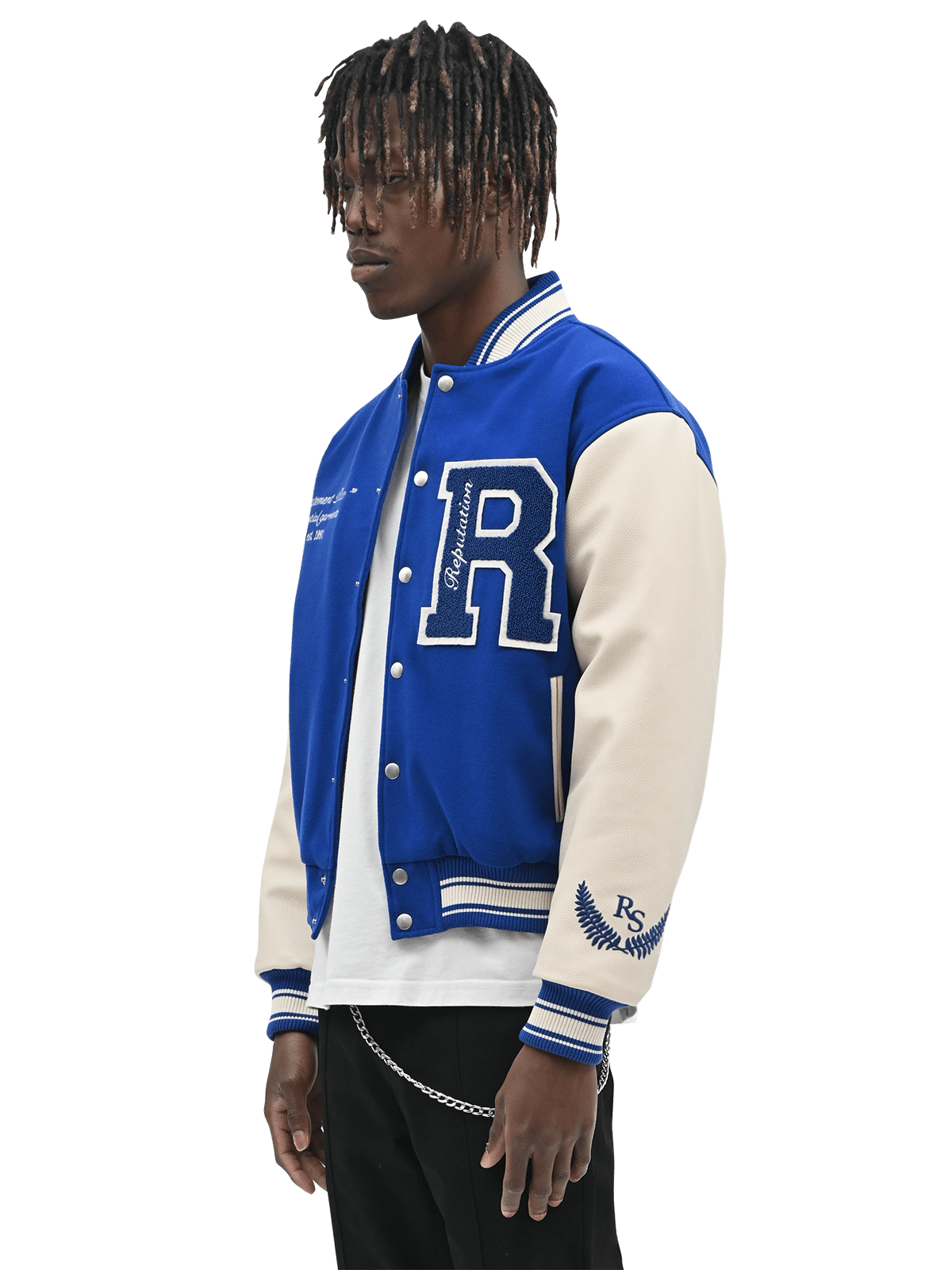 "Statement Piece" Varsity Jacket - Royal Blue