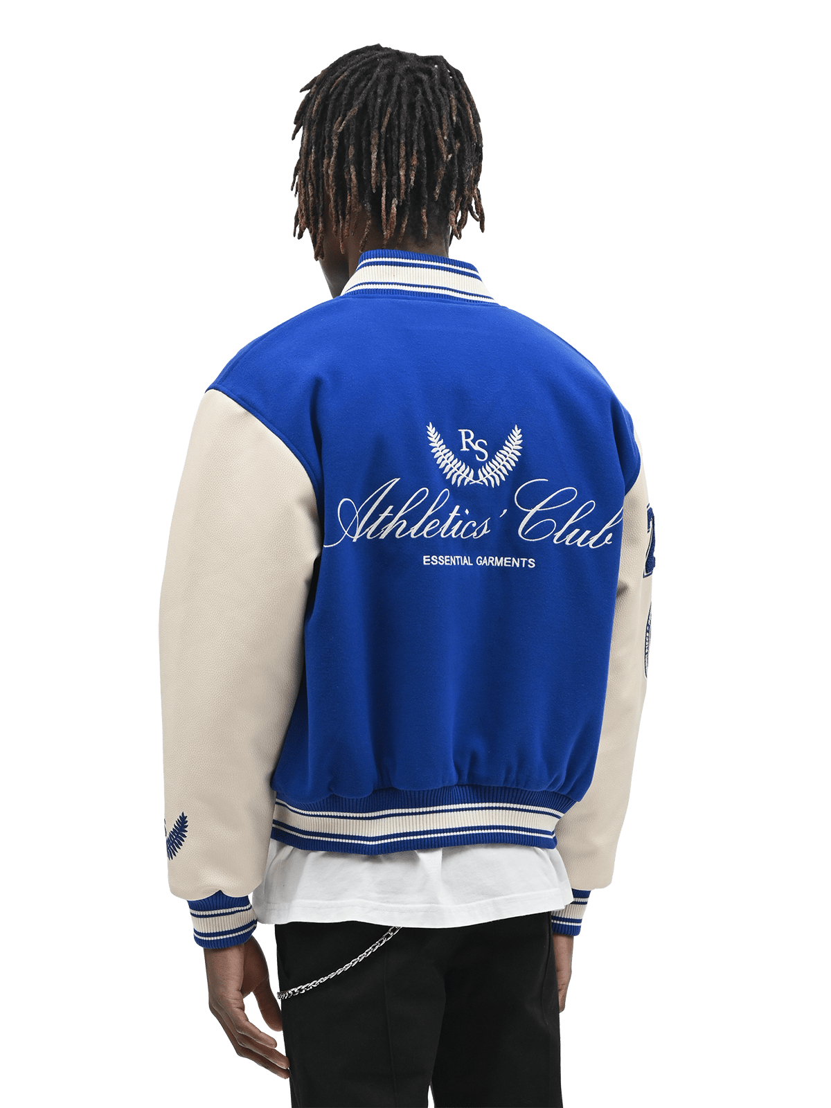 "Statement Piece" Varsity Jacket - Royal Blue