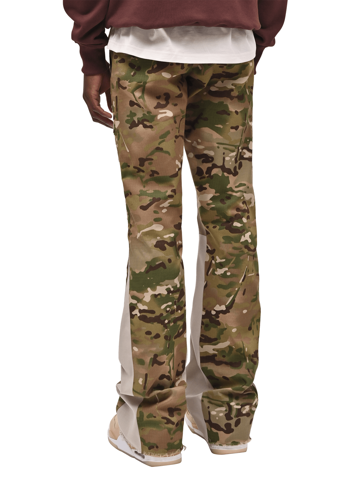 Flare Carpenter Pants - Camo