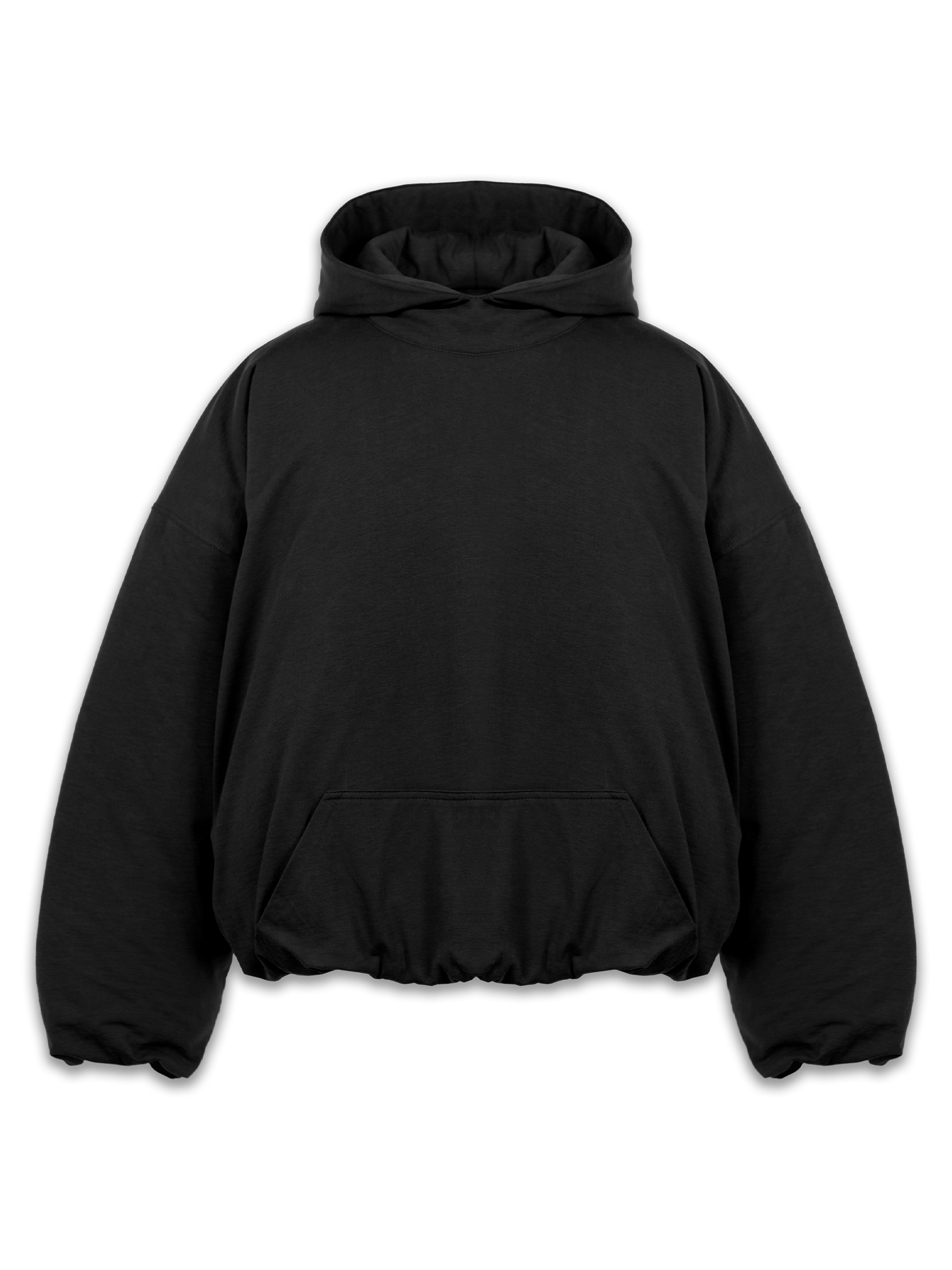 Puffer Hoodie - Black